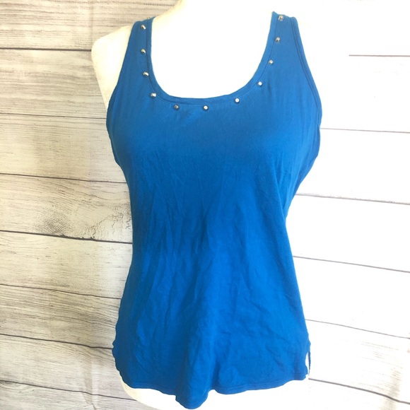 Express Tops - Express | Studded Neckline Tank Top
